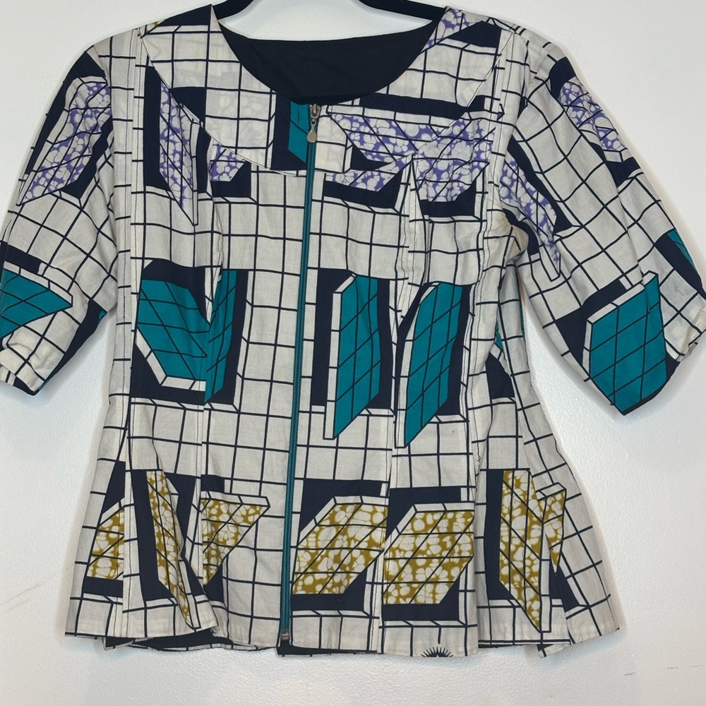 Geometric Patterned Jacket - image 1